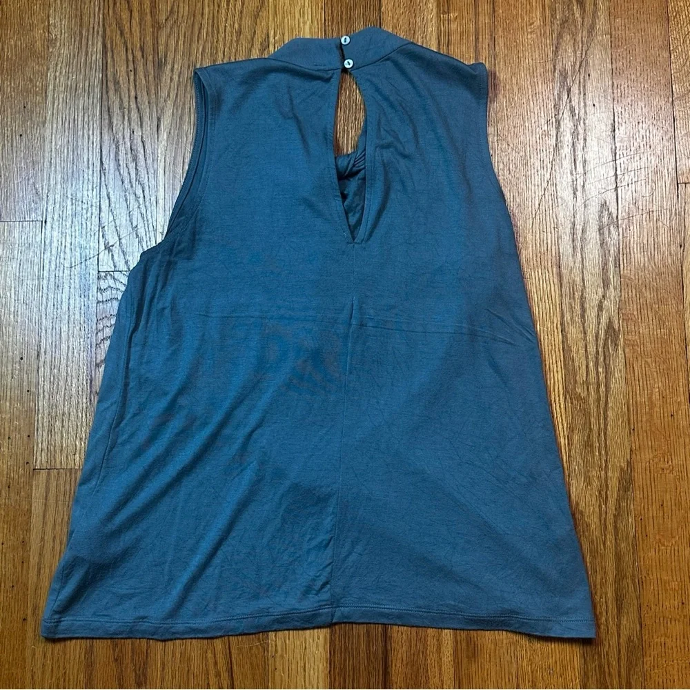 Anthropolgie Vanessa Virginia Blouse Tie Shirt Sleeveless Womens Sz XS Business - Picture 2 of 7